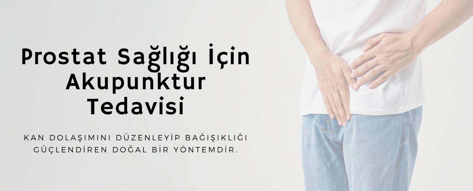 Prostat sağlığını desteklemek amacıyla akupunktur uygulaması yapan uzman doktorun klinik ortamı.